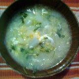 野菜卵スープ
